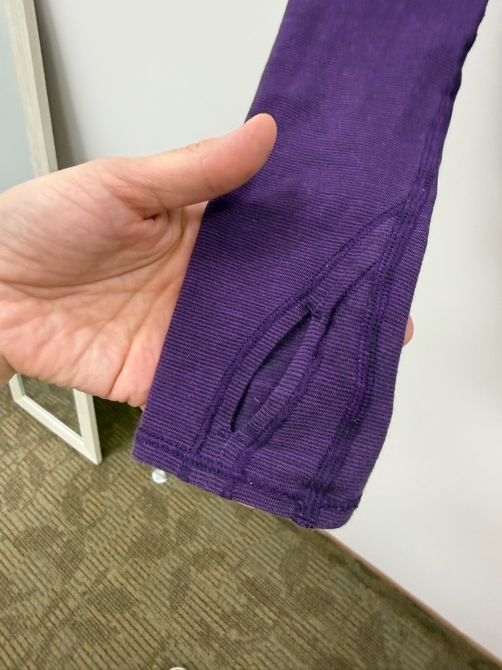lululemon athletica Deep Purple Long-Sleeve Wrap Top - Picture 7 of 7